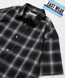 FREAK'S STORE | FREAK’S STORE/フリークスストア ショートスリーブ レギュラーカラー オンブレチェックシャツ/イージーウェア/リラックスフィット(シャツ/ブラウス)