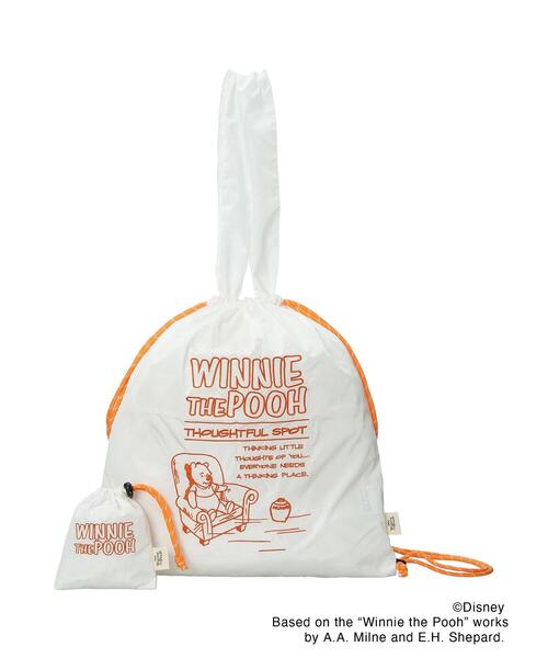 ehka sopo（エヘカソポ）の「【Disney】くまのプーさん/ナイロン2wayバッグ（ハンドバッグ・レディース・ブラック/ブルー/オフホワイト/グリーン・F）」の8枚目の写真