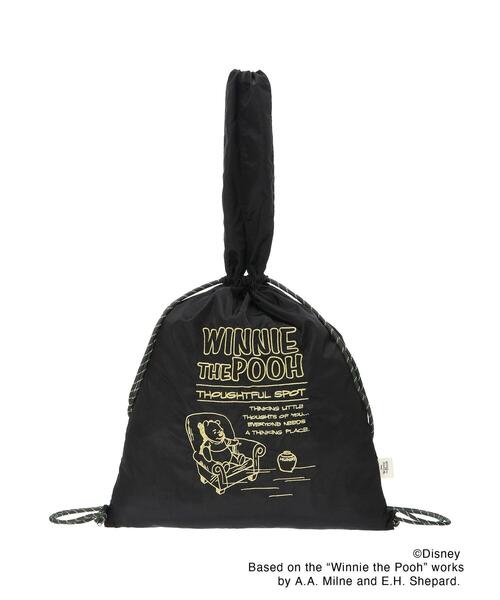 ehka sopo（エヘカソポ）の「【Disney】くまのプーさん/ナイロン2wayバッグ（ハンドバッグ・レディース・ブラック/ブルー/オフホワイト/グリーン・F）」の12枚目の写真