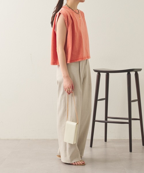 COLLAGE GALLARDAGALANTE（コラージュガリャルダガランテ）の「ブリーチショートTシャツ（Tシャツ/カットソー・レディース・ブルー/オレンジ・FREE）」の13枚目の写真