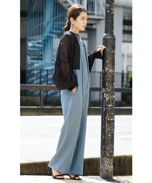 zootie（ズーティー）の「シアーブルゾン［キャンディスリーブ］（ブルゾン・レディース・ブラック/グレイッシュベージュ・フリー）」の7枚目の写真