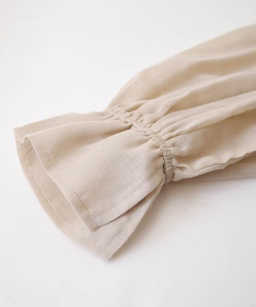 zootie（ズーティー）の「シアーブルゾン［キャンディスリーブ］（ブルゾン・レディース・ブラック/グレイッシュベージュ・フリー）」の14枚目の写真