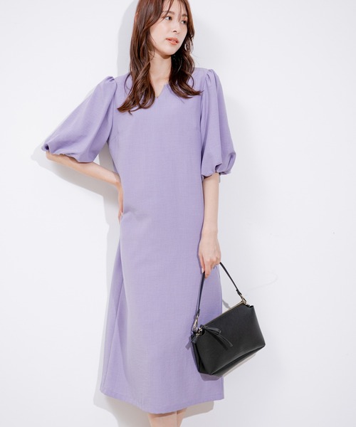 Jayro（ジャイロ）の「タンブラーブッチャーワンピース（ワンピース・レディース・ライトグリーン/ピンク/グレー/ライトグレー/ネイビー/ダークブラウン/パープル系その他・M）」の7枚目の写真