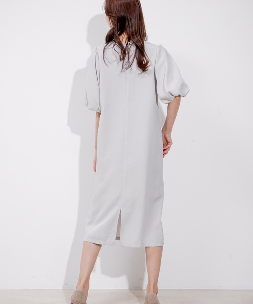 Jayro（ジャイロ）の「タンブラーブッチャーワンピース（ワンピース・レディース・ライトグリーン/ピンク/グレー/ライトグレー/ネイビー/ダークブラウン/パープル系その他・M）」の10枚目の写真