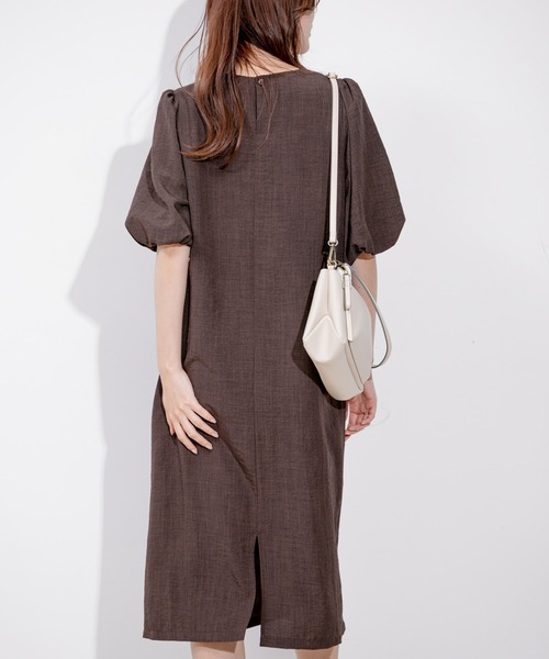 Jayro（ジャイロ）の「タンブラーブッチャーワンピース（ワンピース・レディース・ライトグリーン/ピンク/グレー/ライトグレー/ネイビー/ダークブラウン/パープル系その他・M）」の14枚目の写真