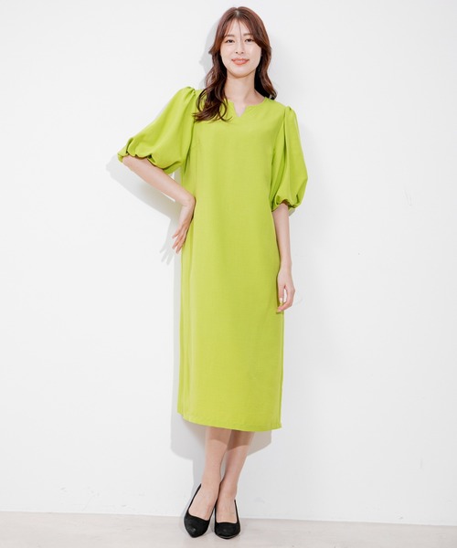 Jayro（ジャイロ）の「タンブラーブッチャーワンピース（ワンピース・レディース・ライトグリーン/ピンク/グレー/ライトグレー/ネイビー/ダークブラウン/パープル系その他・M）」の20枚目の写真