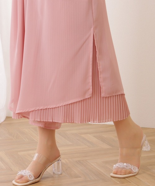 seytoサイズ3 / チュールレイヤードシアーワイドパンツ seyto（セイト）の「Tulle layered sheer wide pants / チュール