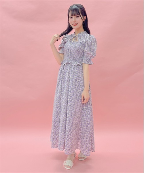axes femme POETIQUE（アクシーズファムポエティック）の「花柄半袖