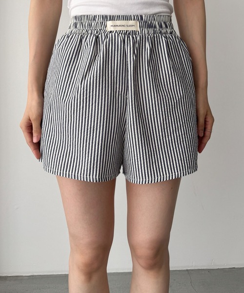 CANAL JEAN(キャナルジーン)の「El mar ストライプショートパンツ(その他パンツ・レディース・サックスブルー/グレー・ONE SIZE)」の8枚目の写真