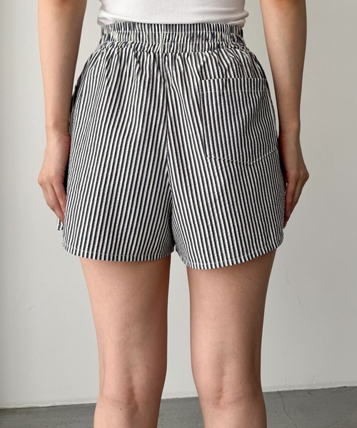 CANAL JEAN(キャナルジーン)の「El mar ストライプショートパンツ(その他パンツ・レディース・サックスブルー/グレー・ONE SIZE)」の6枚目の写真