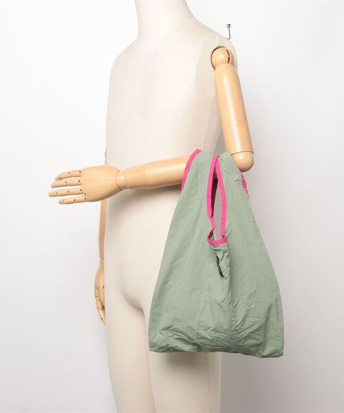 OMCC(オーエムシーシー)の「Shopping Bag Trim S(エコバッグ/サブバッグ・レディース・セージグリーン/ピンク系その他/Mustard/ブルー系その他・S)」の9枚目の写真