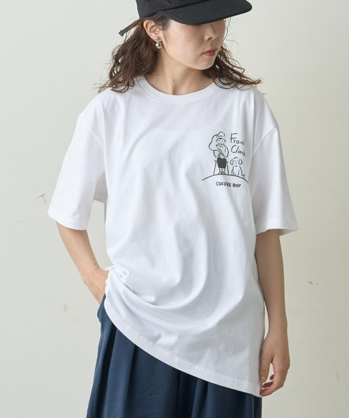 Franklin Climbing(フランクリンクライミング)の「【Franklin Climbing】×【COFFEE BOY】半袖プリントTee / WEB限定(Tシャツ/カットソー・メンズ・ホワイト系その他/ホワイト系その他2・MEDIUM/LARGE)」の3枚目の写真