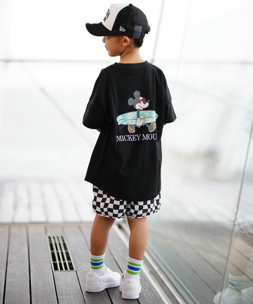 Ocean Pacific（オーシャンパシフィック）の「OP/オーピー キッズ 水着 水陸両用 トランクス チェッカーフラッグ 564406（水着・キッズ・ブラック/ネイビー・160cm/130cm/140cm/150cm）」の7枚目の写真