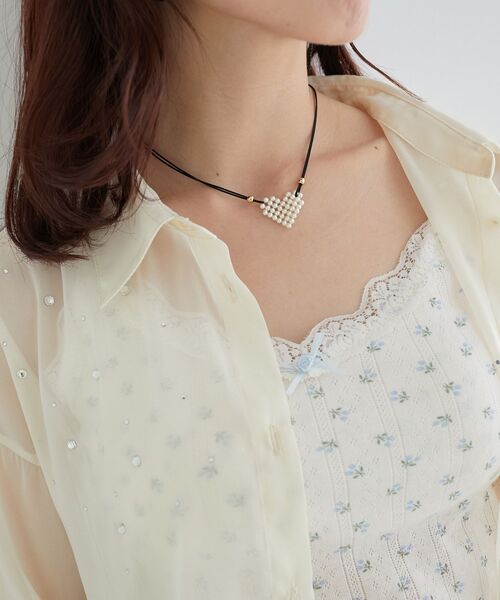 MAJESTIC LEGON（マジェスティックレゴン）の「stringモチーフネックレス（ネックレス・レディース・B/A・FREE）」の13枚目の写真