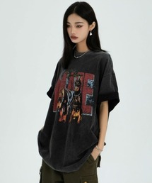 niche washed old vintage short-sleeved T-shirt