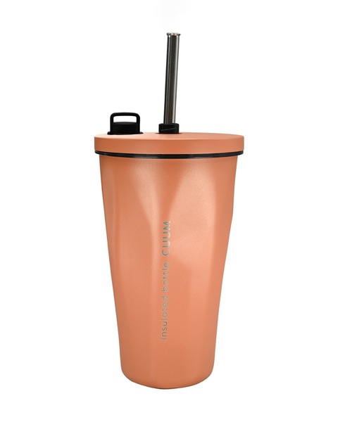 CALIFORNIA OUTFITTERS（カリフォルニア アウトフィッターズ）の「3-6A6 ストロー付き真空断熱タンブラー 600ml 蓋付き 保温 保冷 耐熱 ステンレス 持ち運び 水筒（グラス/マグカップ/タンブラー・レディース・ホワイト/オレンジ/パープル/ブルー・ONESIZE）」の19枚目の写真