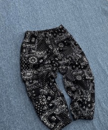 SHISKY（シスキー）の「SHISKY / シスキー バルーンシルエット 無地/ペイズリー柄 スウェット カーゴパンツ キッズ（カーゴパンツ）」