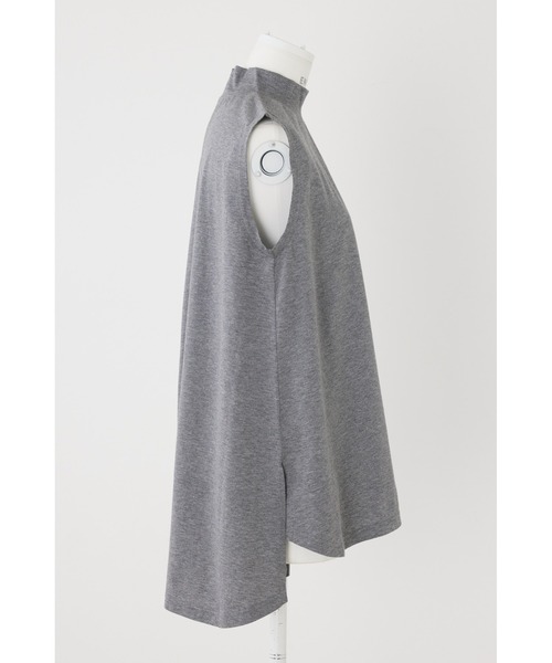 ENFOLD（エンフォルド）の「Staple天竺 スタンドネックタンクトップ（タンクトップ・レディース・チャコールグレー・38）」の7枚目の写真