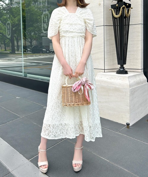 Julia Boutique(ジュリアブティック)の「パールハンドスクエアかごバッグ/24131(かごバッグ・レディース・ベージュ・ONE)」の17枚目の写真