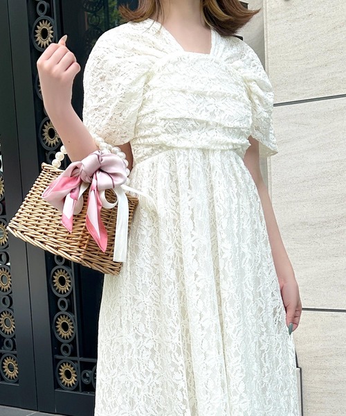 Julia Boutique(ジュリアブティック)の「パールハンドスクエアかごバッグ/24131(かごバッグ・レディース・ベージュ・ONE)」の16枚目の写真