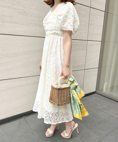 Julia Boutique(ジュリアブティック)の「パールハンドスクエアかごバッグ/24131(かごバッグ・レディース・ベージュ・ONE)」の15枚目の写真