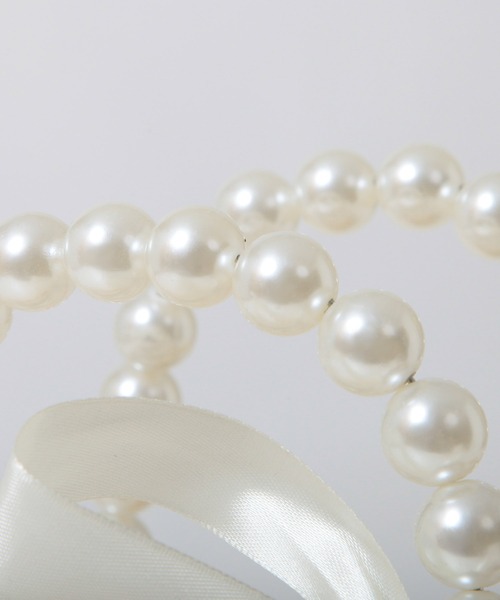 Julia Boutique(ジュリアブティック)の「パールハンドスクエアかごバッグ/24131(かごバッグ・レディース・ベージュ・ONE)」の8枚目の写真