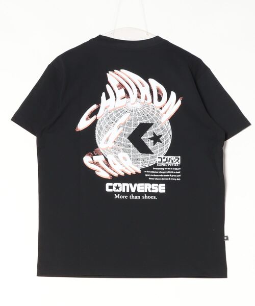 CONVERSE（コンバース）の「コンバース  CV グローブグラフィック TEE（Tシャツ/カットソー・メンズ・ブラック/ホワイト/ピンク・LL/M/L）」の6枚目の写真