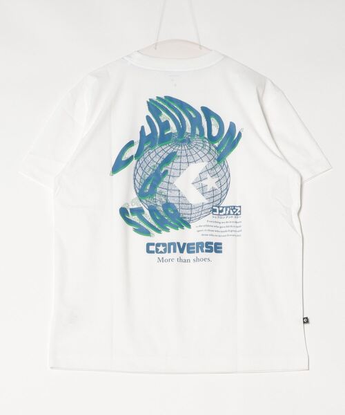 CONVERSE（コンバース）の「コンバース  CV グローブグラフィック TEE（Tシャツ/カットソー・メンズ・ブラック/ホワイト/ピンク・LL/M/L）」の5枚目の写真