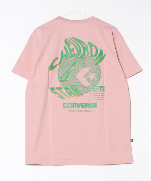 CONVERSE（コンバース）の「コンバース  CV グローブグラフィック TEE（Tシャツ/カットソー・メンズ・ブラック/ホワイト/ピンク・LL/M/L）」の4枚目の写真