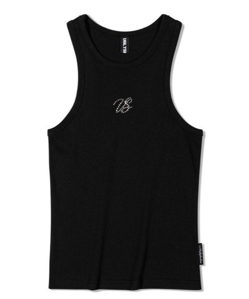 UGLY SHADOW(アグリーシャドウ)の「【Uglyshadow】BEADS MANGO SLEEVELESS / 【アグリーシャドウ】ビーズシンプルタンクトップ(タンクトップ・レディース・グレー/ピンク/ホワイト/ブラック・ONE SIZE)」の9枚目の写真