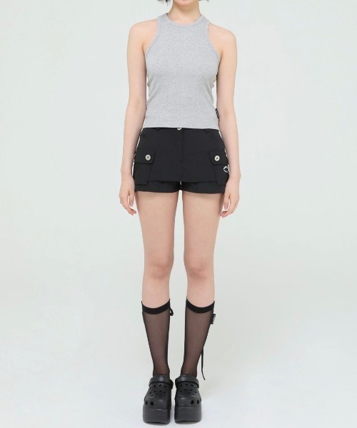 UGLY SHADOW(アグリーシャドウ)の「【Uglyshadow】BEADS MANGO SLEEVELESS / 【アグリーシャドウ】ビーズシンプルタンクトップ(タンクトップ・レディース・グレー/ピンク/ホワイト/ブラック・ONE SIZE)」の14枚目の写真