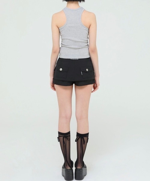 UGLY SHADOW(アグリーシャドウ)の「【Uglyshadow】BEADS MANGO SLEEVELESS / 【アグリーシャドウ】ビーズシンプルタンクトップ(タンクトップ・レディース・グレー/ピンク/ホワイト/ブラック・ONE SIZE)」の15枚目の写真