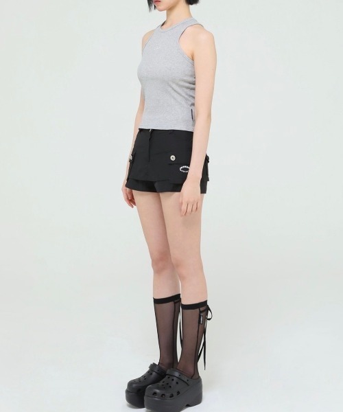 UGLY SHADOW(アグリーシャドウ)の「【Uglyshadow】BEADS MANGO SLEEVELESS / 【アグリーシャドウ】ビーズシンプルタンクトップ(タンクトップ・レディース・グレー/ピンク/ホワイト/ブラック・ONE SIZE)」の16枚目の写真