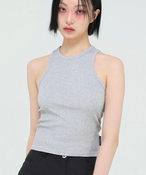 UGLY SHADOW(アグリーシャドウ)の「【Uglyshadow】BEADS MANGO SLEEVELESS / 【アグリーシャドウ】ビーズシンプルタンクトップ(タンクトップ・レディース・グレー/ピンク/ホワイト/ブラック・ONE SIZE)」の11枚目の写真