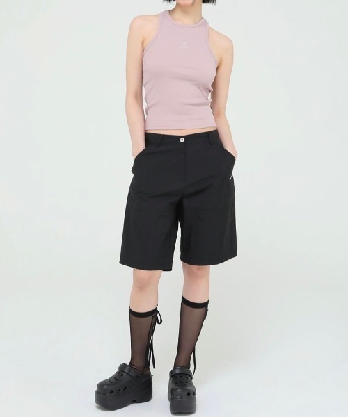 UGLY SHADOW(アグリーシャドウ)の「【Uglyshadow】BEADS MANGO SLEEVELESS / 【アグリーシャドウ】ビーズシンプルタンクトップ(タンクトップ・レディース・グレー/ピンク/ホワイト/ブラック・ONE SIZE)」の21枚目の写真