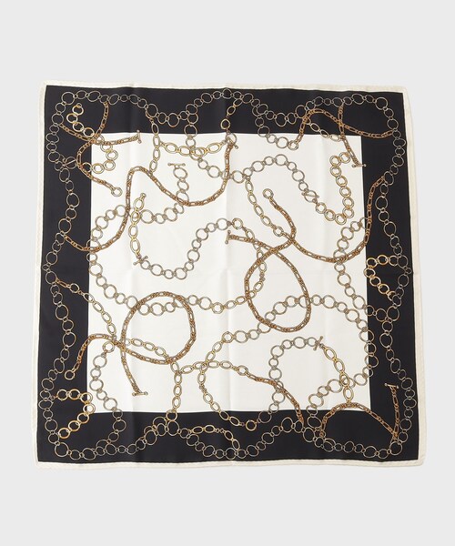 OPAQUE.CLIP（オペークドットクリップ）の「◆柄アソート大判スカーフ（バンダナ/スカーフ・レディース・ブラウン系2/ピンク系その他/ブラック系/ブラック系1・00）」の2枚目の写真