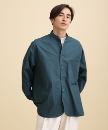 NANO universe | タイプライターワイドバンドカラーシャツ(シャツ/ブラウス)