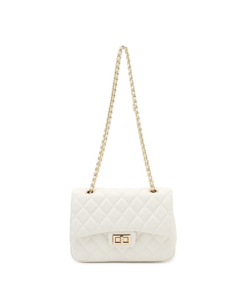 VIS（ビス）の「チェーンショルダーキルティングバッグ（ショルダー