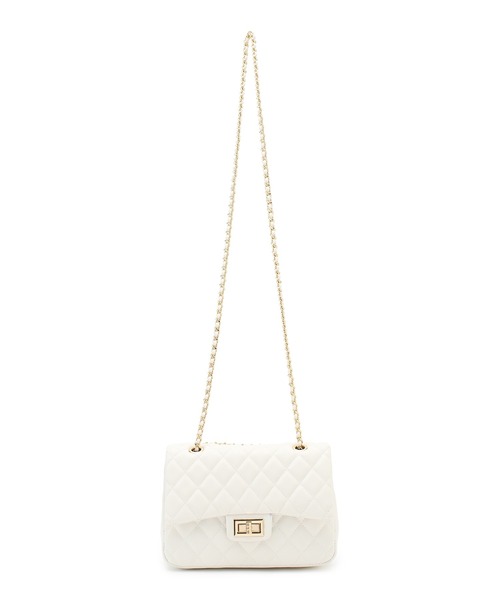 値下げ♡ノベルティ　ショルダーバッグ　チェーンバッグ　ホワイト　ノベルティギフト Feroux（フェルゥ） ショルダーバッグ バッグ チェーンバッグ