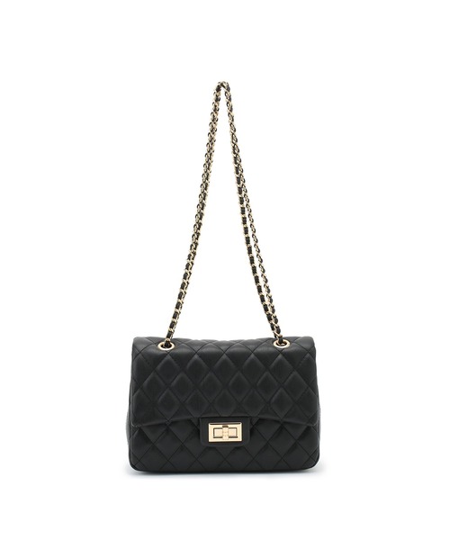 VIS（ビス）の「チェーンショルダーキルティングバッグ（ショルダーバッグ・レディース・ブラック/ブラック系その他3/オフホワイト・FREE）」の22枚目の写真
