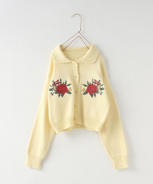 ヴィヴィアンタム 縮絨ウール 刺繍 ボレロ カーディガン Vivienne Westwood（ヴィヴィアンウエストウッド）の「ｳﾙｸﾞｱｲｳｰﾙ