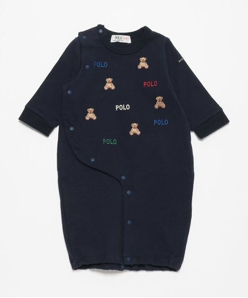 petit main（プティマイン）の「【POLO BCS】刺繍2WAYオール