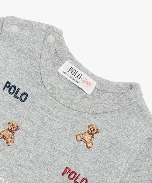 セール】【POLO BCS】刺繍2WAYオール（ロンパース）｜petit main