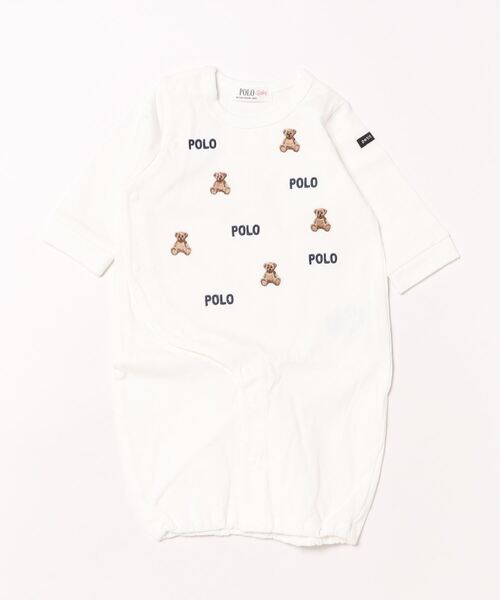 petit main POLO ロンパース スタイ 包装箱無し 楽天市場】プティマイン(petit main)【POLO BCS】刺繍2WAYオール