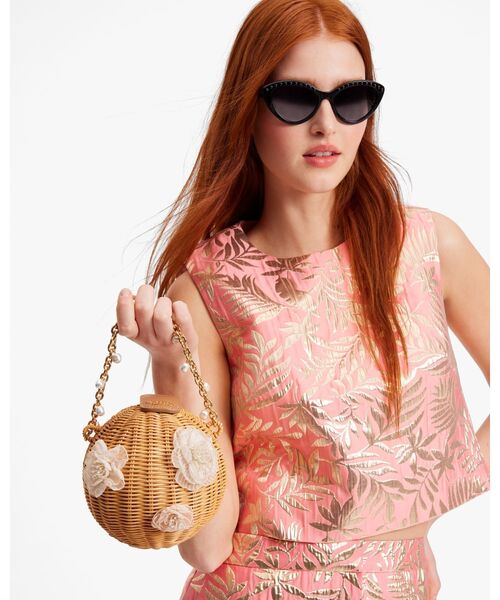 Kate spade ブライダル ウィッカー ブーケ ランタン クロスボディ kate spade new york（ケイトスペード ニューヨーク）の