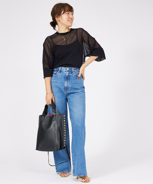 ABAHOUSE（アバハウス）の「【cheek /チーク】rivet 2way tote/リベット2way トートバッグ/ユニセックス（トートバッグ・メンズ・ブラック/シルバー/キャメル・フリー）」の15枚目の写真