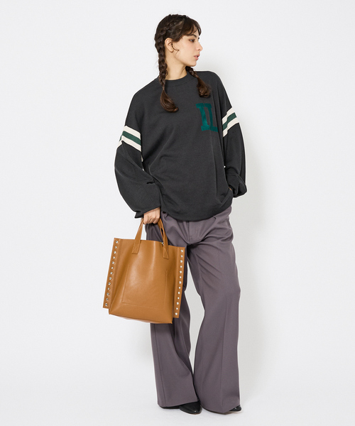 ABAHOUSE（アバハウス）の「【cheek /チーク】rivet 2way tote/リベット2way トートバッグ/ユニセックス（トートバッグ・メンズ・ブラック/シルバー/キャメル・フリー）」の22枚目の写真