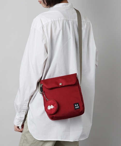 MOOMIN（ムーミン）の「【MOOMIN】(ムーミン) コンパクト ショルダーバッグ RMNK-01（ショルダーバッグ・レディース・ベージュ/レッド/グリーン/ブラック・ONE SIZE）」の12枚目の写真