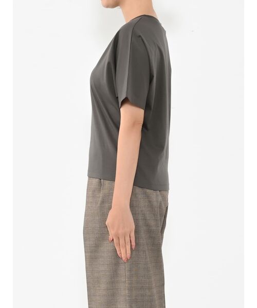 COHINA(コヒナ)の「クールタッチシャイニープリントT【低身長・小柄女性】(Tシャツ/カットソー・レディース・レッド/ホワイト/グレー・ONE SIZE)」の16枚目の写真