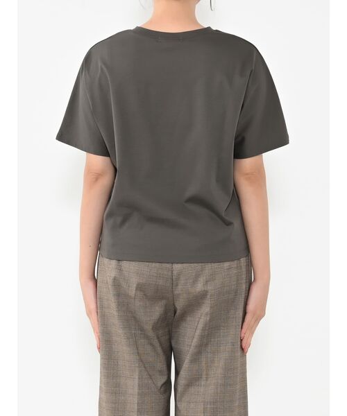 COHINA(コヒナ)の「クールタッチシャイニープリントT【低身長・小柄女性】(Tシャツ/カットソー・レディース・レッド/ホワイト/グレー・ONE SIZE)」の17枚目の写真